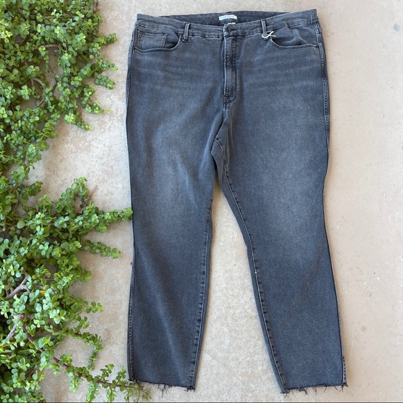 Good American Denim - Good American Good Curve Vintage Black Jeans